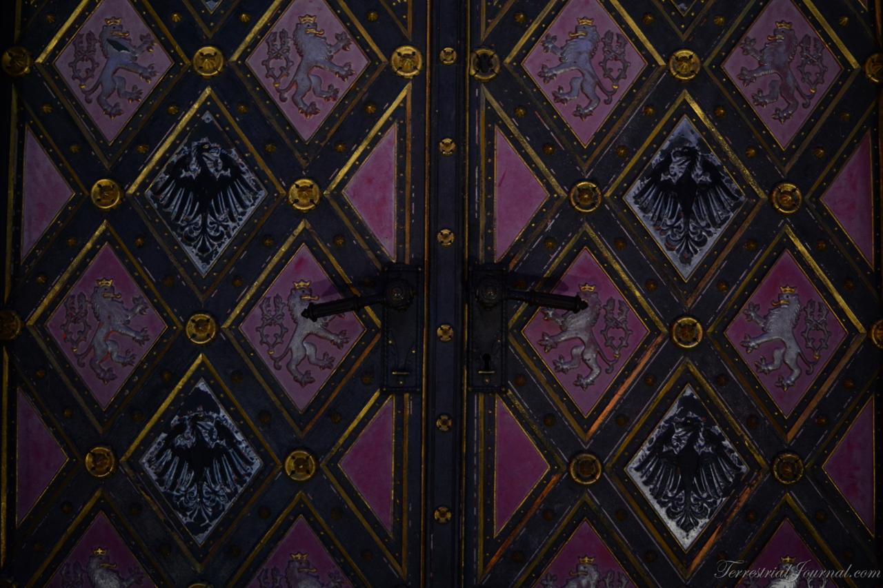 Entrance doors of the Basilica of St. Peter and St. Paul